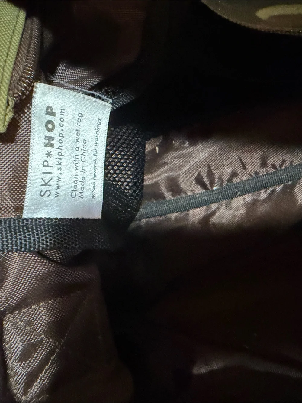 Skip Hop Camouflage Duffel Bag - Green/Brown